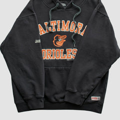 Baltimore Orioles Stitches 2015 Hooded Pullover Sweatshirt - Black Vintage