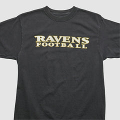 Baltimore Ravens Reebok 2000s T-shirt - Black Vintage sale