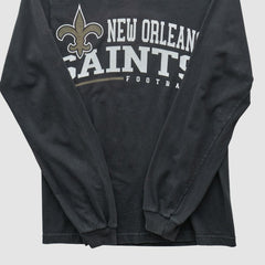 New Orleans Saints Reebok 2000s Long Sleeve T-shirt - Black Vintage outlet