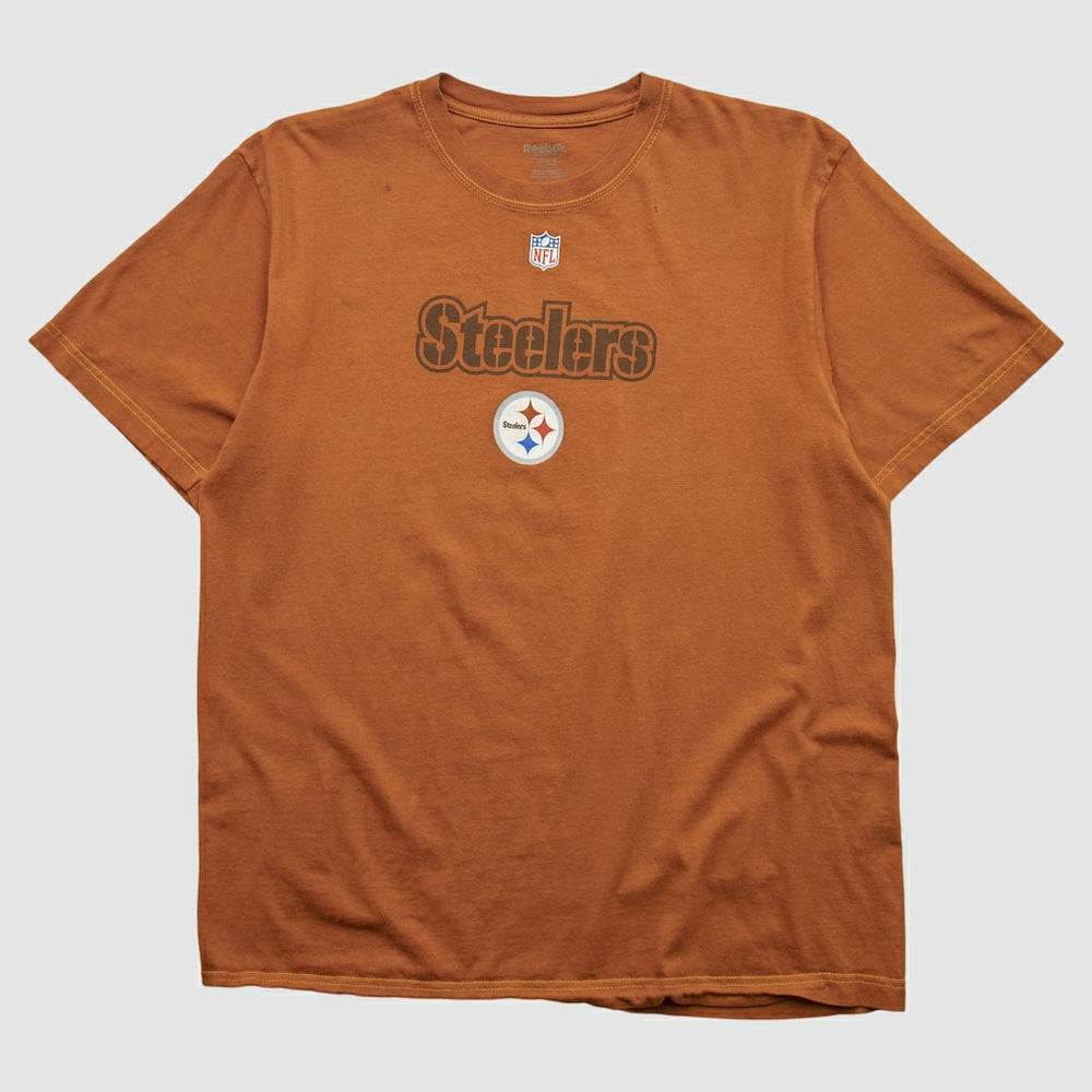 Pittsburgh Steelers Reebok 2000s T-shirt - Orange Vintage discount