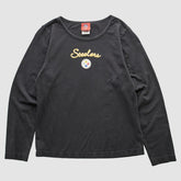 Pittsburgh Steelers NFL 2000s Long Sleeve T-shirt - Black Vintage outlet