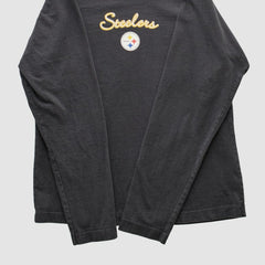 Pittsburgh Steelers NFL 2000s Long Sleeve T-shirt - Black Vintage outlet