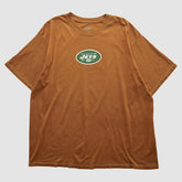 New York Jets Reebok 2000s T-shirt - Orange Vintage sale