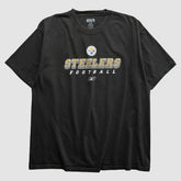 Pittsburgh Steelers Reebok 2000s T-shirt - Black Vintage cheap