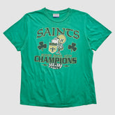 New Orleans Saints Reebok 2010 T-shirt - Green Vintage sale