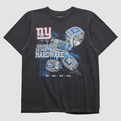 New York Giants Reebok 2011 T-shirt - Black Vintage on sale