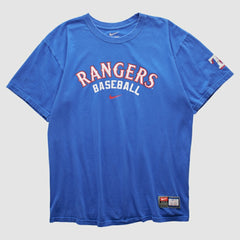Texas Rangers 2000s T-shirt - Blue Vintage | Nike