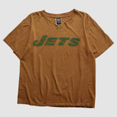 New York Jets 2000s T-shirt - Brown Vintage for sale