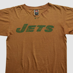 New York Jets 2000s T-shirt - Brown Vintage for sale