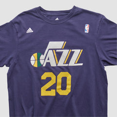 Utah Jazz 2010s T-shirt - Purple Vintage | Adidas for sale
