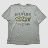 New Orleans Saints Reebok 2010 T-shirt - Heather Gray Vintage sale