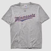 Minnesota Twins Majestic 2010 T-shirt - Heather Gray Vintage
