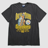 Pittsburgh Steelers Reebok 2000s T-shirt - Black Vintage on sale