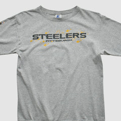 Pittsburgh Steelers Starter 90s Long Sleeve T-shirt - Heather Gray Vintage outlet