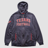 Houston Texans Reebok 2010s Hooded Full Zip Sweatshirt - Navy Vintage online