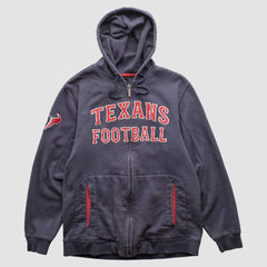 Houston Texans Reebok 2010s Hooded Full Zip Sweatshirt - Navy Vintage online