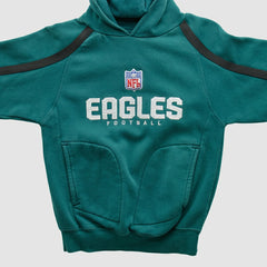 Philadelphia Eagles Reebok 2000s Hooded Pullover Sweatshirt - Teal Vintage online