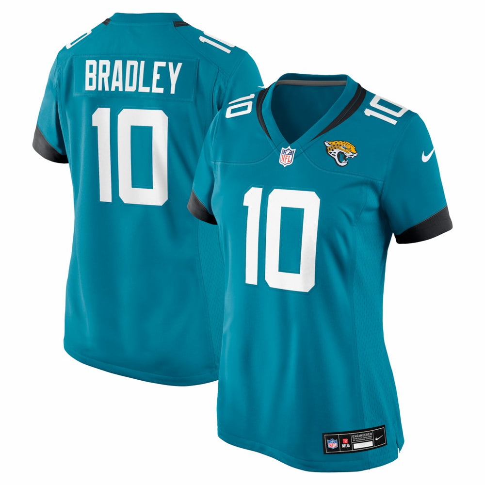 Carter Bradley Jacksonville Jaguars Women's Team Game Jersey - Teal | Nike for sale