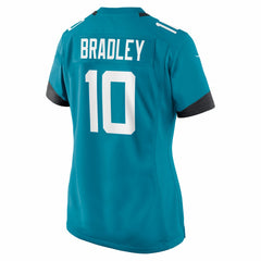 Carter Bradley Jacksonville Jaguars Women's Team Game Jersey - Teal | Nike for sale