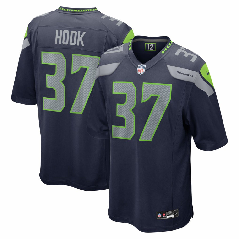 Maxen Hook Seattle Seahawks Team Game Jersey - College Navy | Nike online