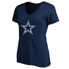 George Pickens Dallas Cowboys Women's Plus Size Name & Number V-Neck T-Shirt - Navy sale
