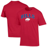 Buffalo Bills Champion Arch Over Logo T-Shirt - Red discount