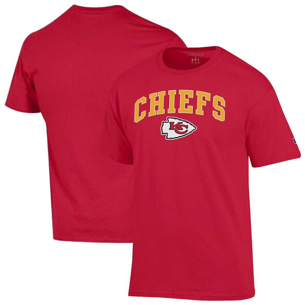Kansas City Chiefs Champion Arch Over Logo T-Shirt - Red on sale