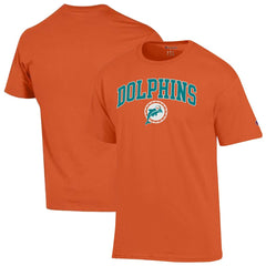 Miami Dolphins Champion Arch Over Logo T-Shirt - Orange outlet