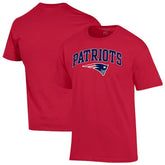 New England Patriots Champion Arch Over Logo T-Shirt - Red discount