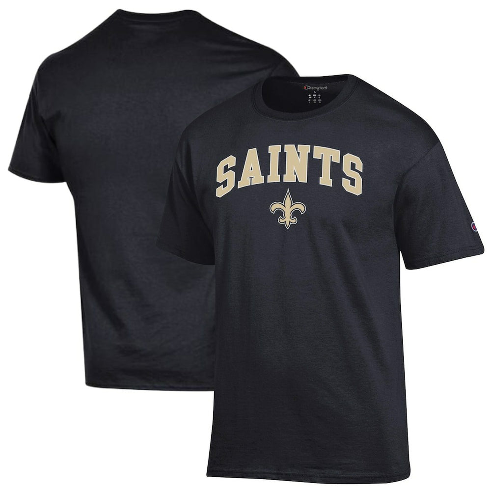 New Orleans Saints Champion Arch Over Logo T-Shirt - Black sale