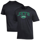 New York Jets Champion Arch Over Logo T-Shirt - Black on sale