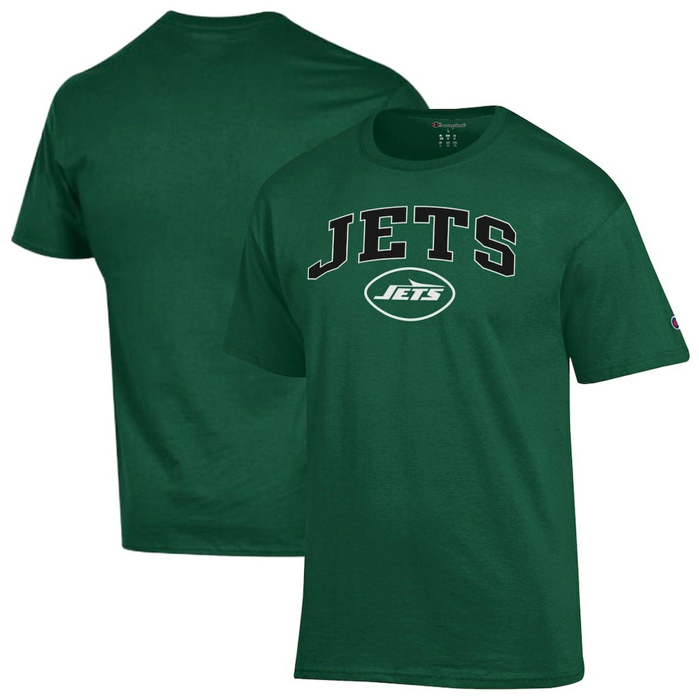 New York Jets Champion Arch Over Logo T-Shirt - Green cheap