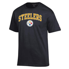 Pittsburgh Steelers Champion Arch Over Logo T-Shirt - Black outlet