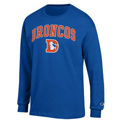 Denver Broncos Champion Arch Over Logo Long Sleeve T-Shirt - Royal outlet