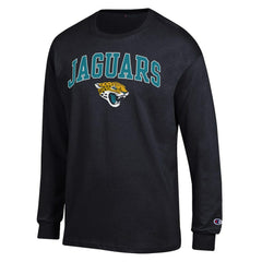 Jacksonville Jaguars Champion Arch Over Logo Long Sleeve T-Shirt - Black outlet