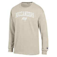Tampa Bay Buccaneers Champion White Ink Jersey Long Sleeve T-Shirt - Oatmeal cheap