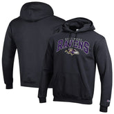 Baltimore Ravens Champion Powerblend Arch over Logo Hoodie - Black online