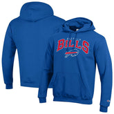 Buffalo Bills Champion Powerblend Arch over Logo Hoodie - Royal cheap
