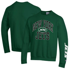 New York Jets Champion Powerblend Fleece Sweatshirt - Green outlet