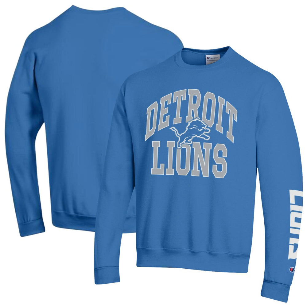 Detroit Lions Champion Powerblend Fleece Sweatshirt - Blue cheap