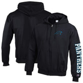 Carolina Panthers Champion Powerblend Fleece Full-Zip Hoodie - Black cheap