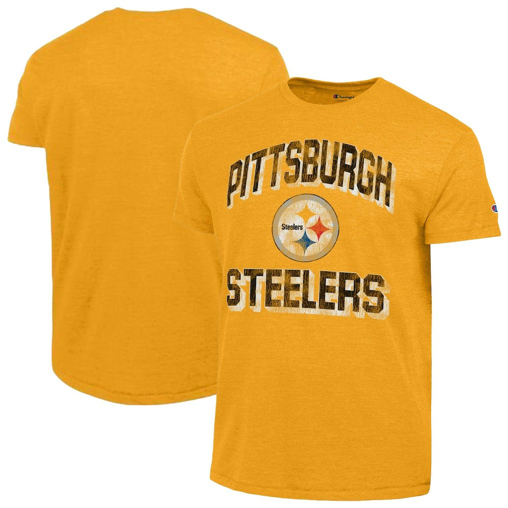 Pittsburgh Steelers Champion Ultimate Tri-Blend T-Shirt - Heather Gold online