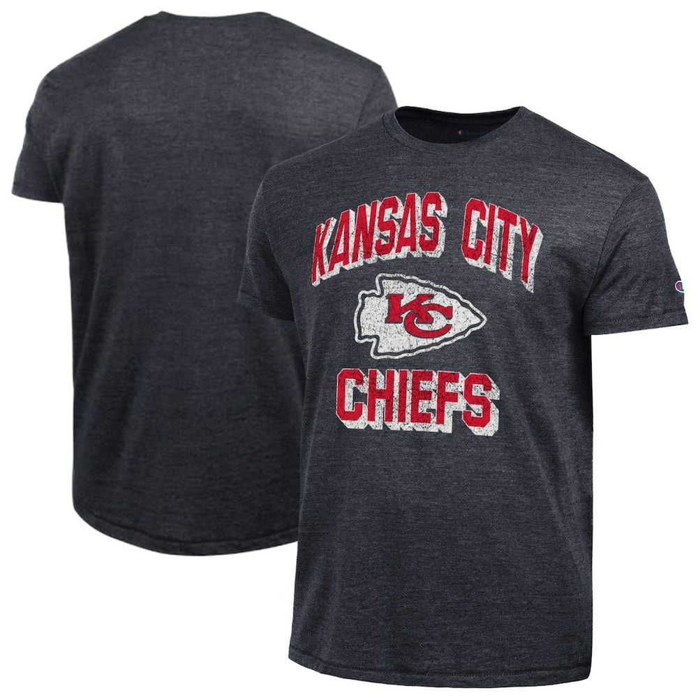 Kansas City Chiefs Champion Ultimate Tri-Blend T-Shirt - Black on sale