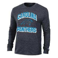 Carolina Panthers Champion Ultimate Tri-Blend Long Sleeve T-Shirt - Heather Black cheap