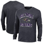 Baltimore Ravens Champion Ultimate Tri-Blend Long Sleeve T-Shirt - Black discount