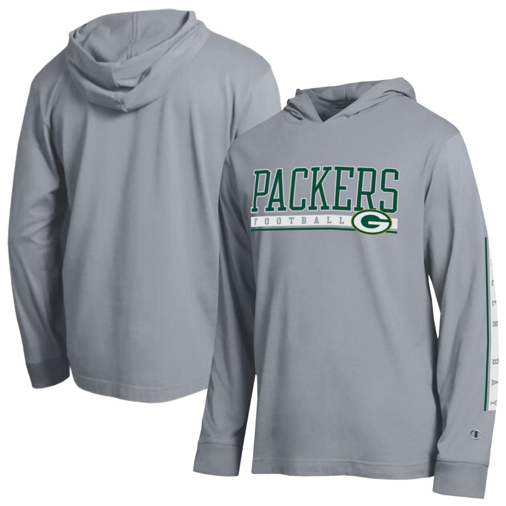 Green Bay Packers Champion All Star Hoodie T-Shirt - Gray online