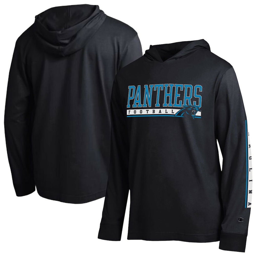 Carolina Panthers Champion All Star Hoodie T-Shirt - Black for sale