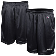 New York Jets Champion Classic Mesh Shorts - Black outlet