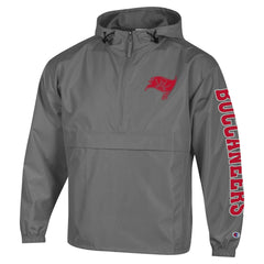 Tampa Bay Buccaneers Champion Packable Windbreaker Half-Zip Jacket - Pewter online