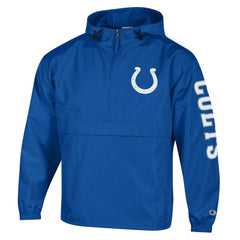 Indianapolis Colts Champion Packable Windbreaker Half-Zip Jacket - Royal online